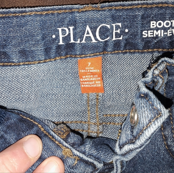 Dark wash, Bootcut slim blue jeans - Picture 4 of 4